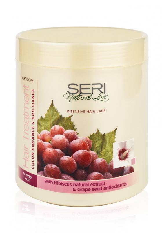 Farcom Professional Seri Natural Line Маска для окрашенных волос с экстрактами гибискуса и винограда 